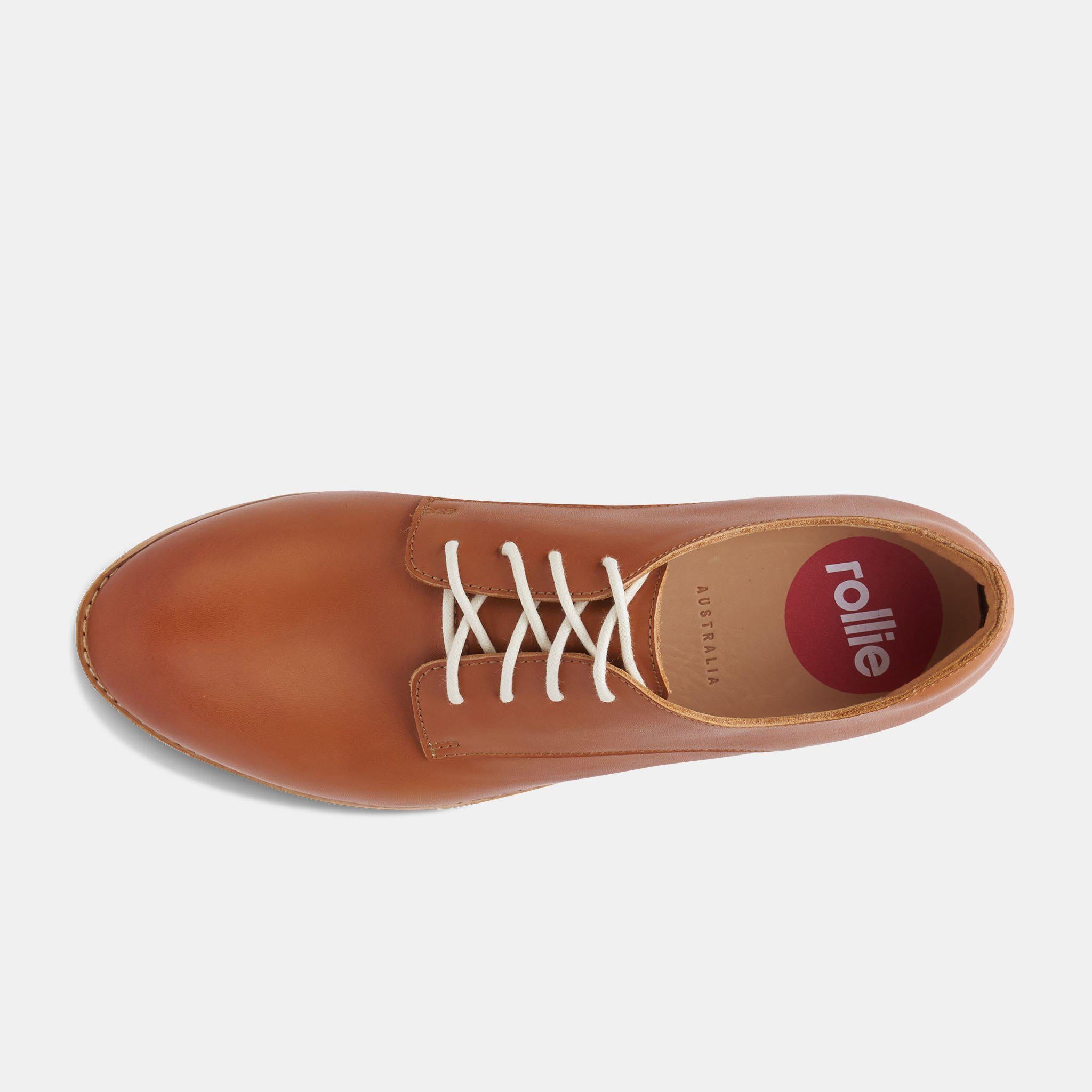 Derby Cognac-Shoes-Rollie-The Bay Room