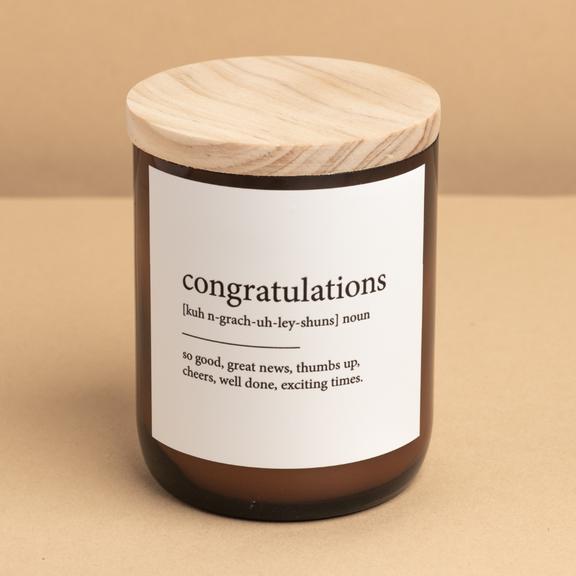 Dictionary Meaning Soy Candle - Congratulations-Candles & Fragrances-The Commonfolk Collective-The Bay Room