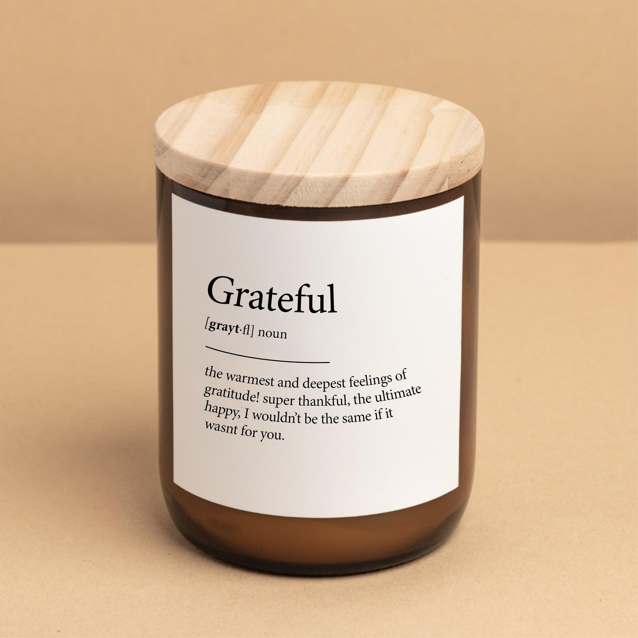 Dictionary Meaning Soy Candle - Grateful-Candles & Fragrances-The Commonfolk Collective-The Bay Room