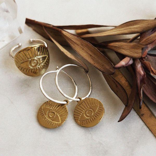 Evil Eye Luck and Protection Ring-Jewellery-Palas-The Bay Room