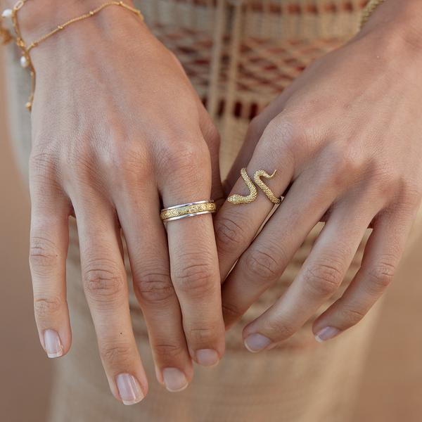 Evil Eye Meditation Spinning Ring-Jewellery-Palas-The Bay Room