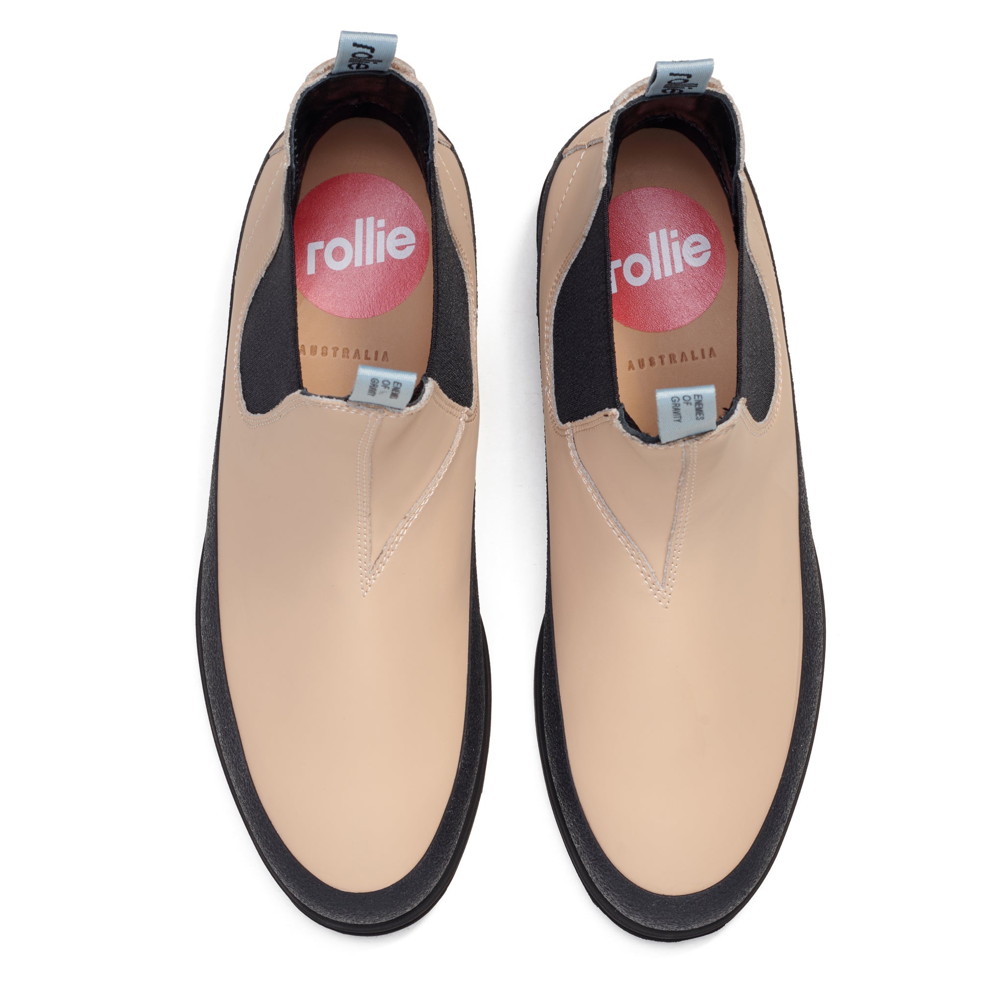 Fields Chelsea Rubberised Cream-Footwear-Rollie-The Bay Room