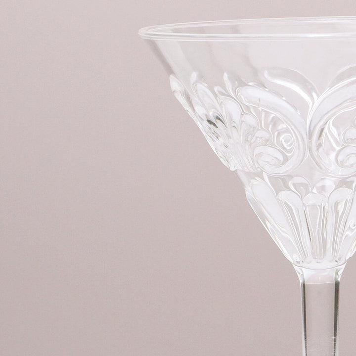 Flemington Acrylic Martini Glass - Clear-Dining & Entertaining-Indigo Love-The Bay Room