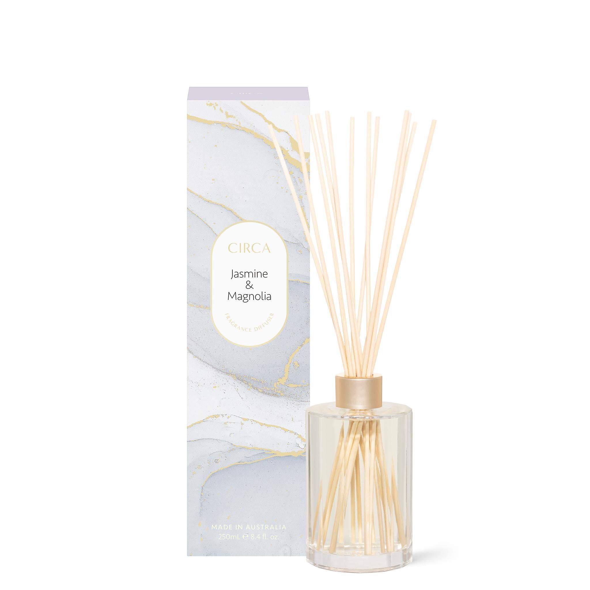 Fragrance Diffuser 250ml - Asst Fragrance-Candles & Fragrance-Circa-Jasmine & Magnolia-The Bay Room