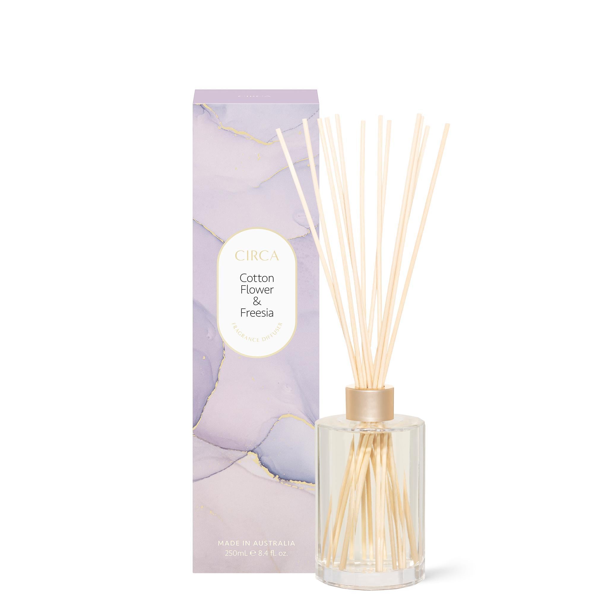Fragrance Diffuser 250ml - Asst Fragrance-Candles & Fragrance-Circa-Cotton Flower & Freesia-The Bay Room