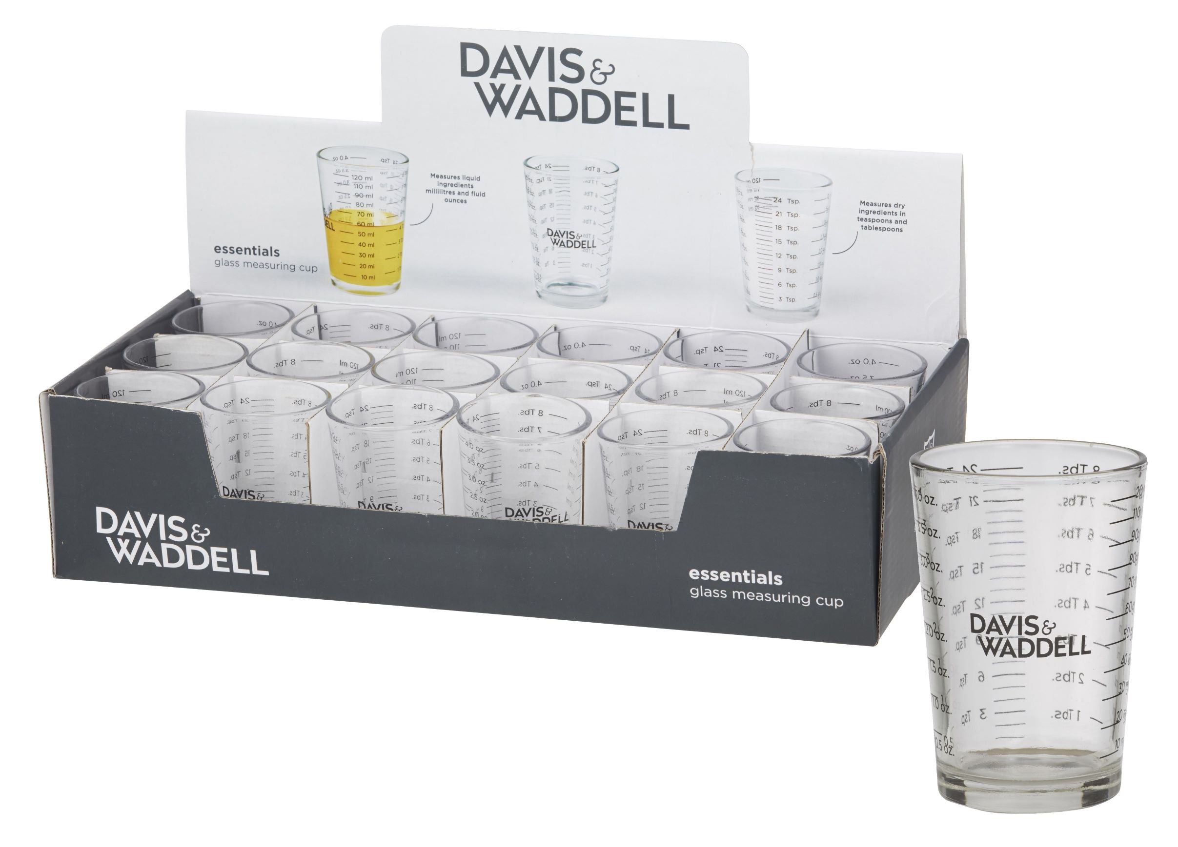 Glass Measuring Cup 120ml-Kitchenware-Davis & Waddell-The Bay Room