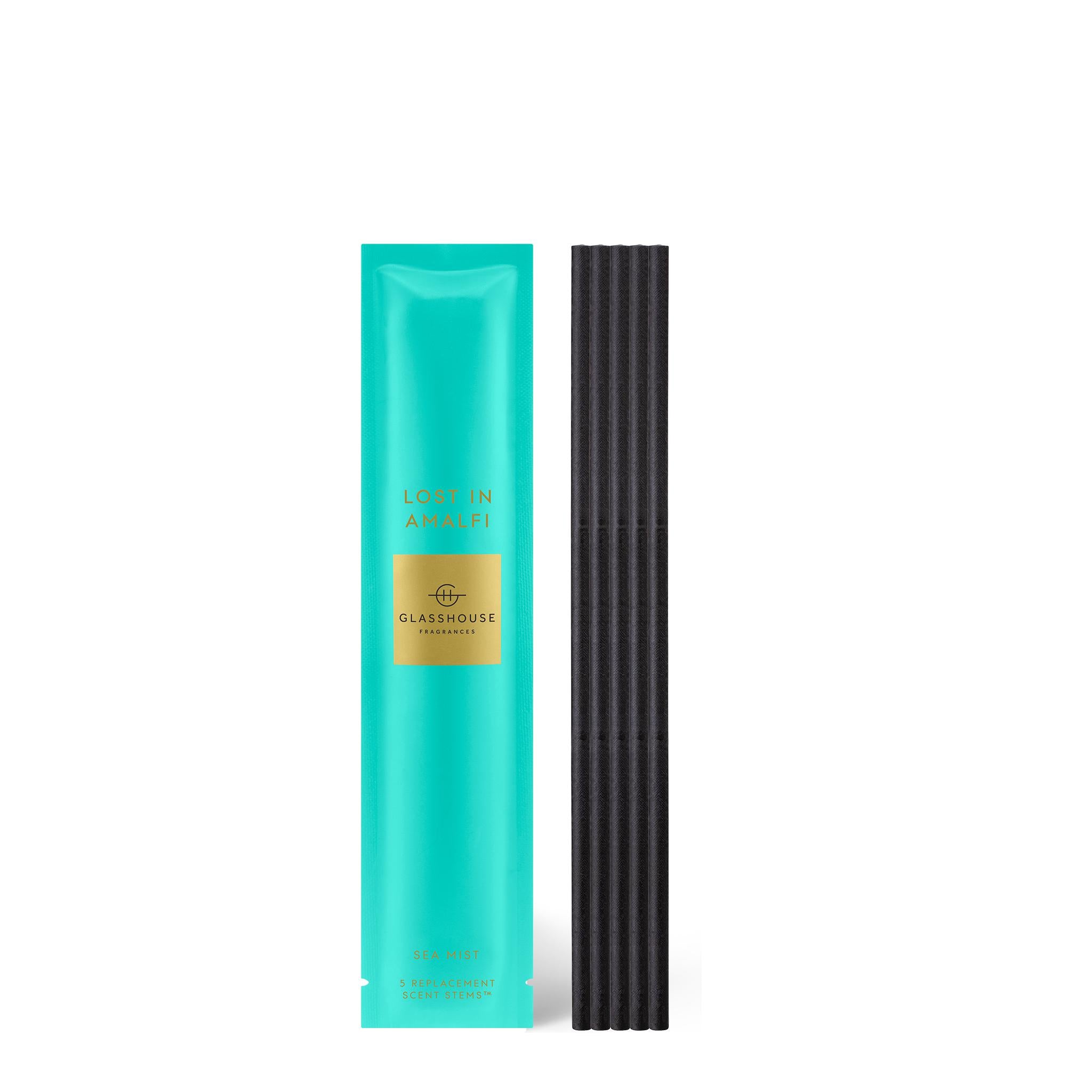 Glasshouse Replacement Scent Stems - Asst Fragrances-Candles & Fragrances-Glasshouse-Lost In Amalfi-The Bay Room