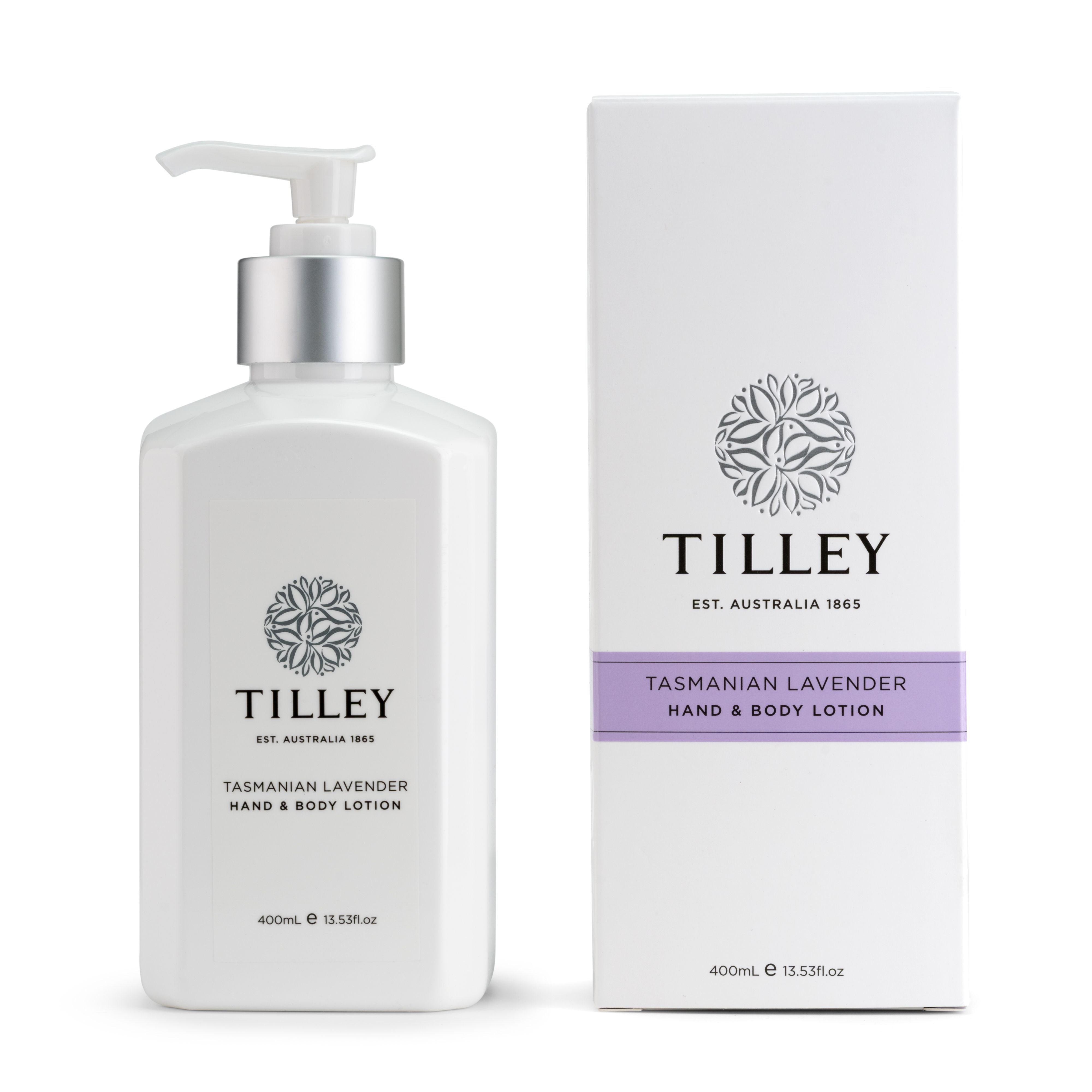 Hand & Body Lotion 400mL - Asst Fragrance-Beauty & Well-Being-Tilley-Tasmanian Lavender-The Bay Room