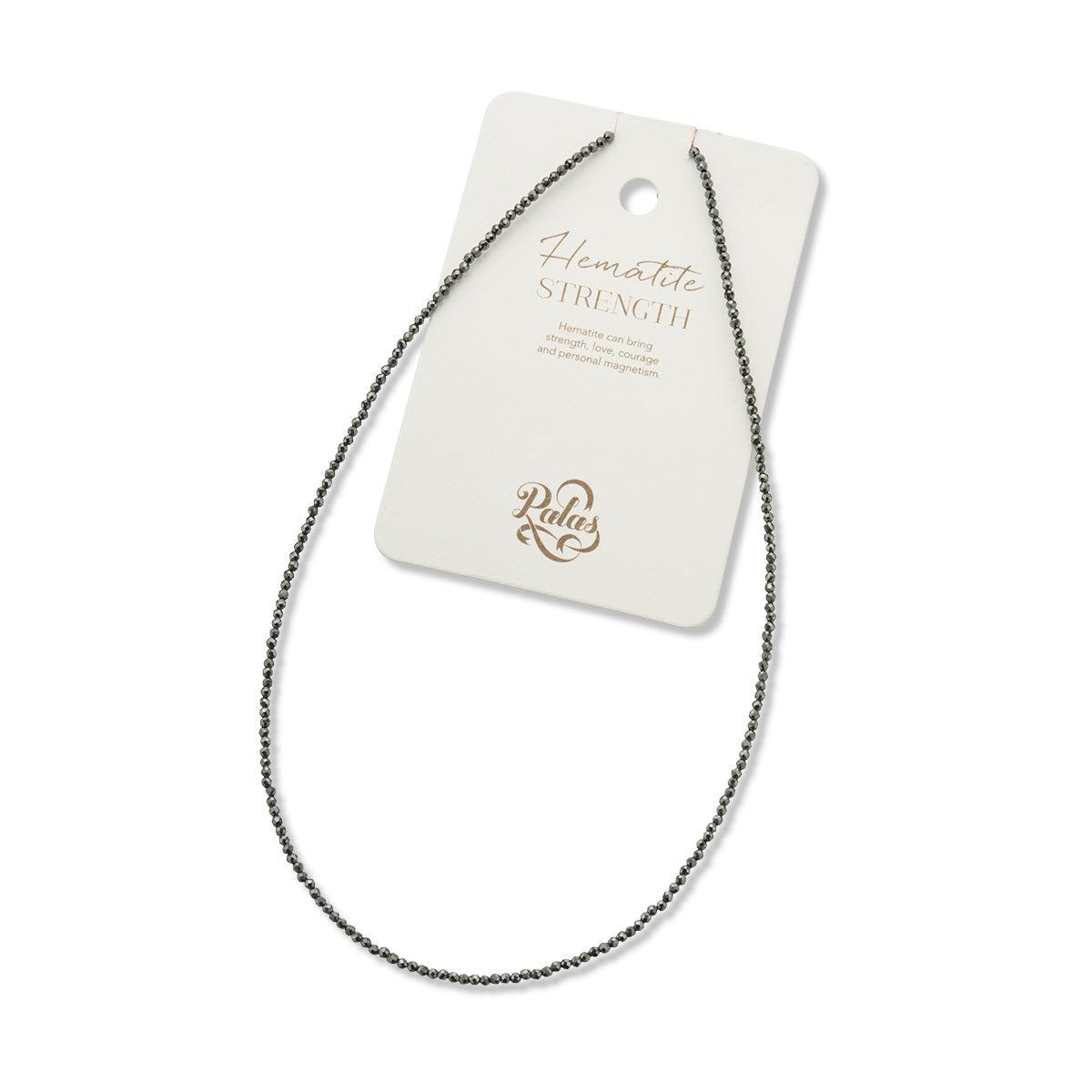 Hematite Empower Gem Necklace-Jewellery-Palas-The Bay Room