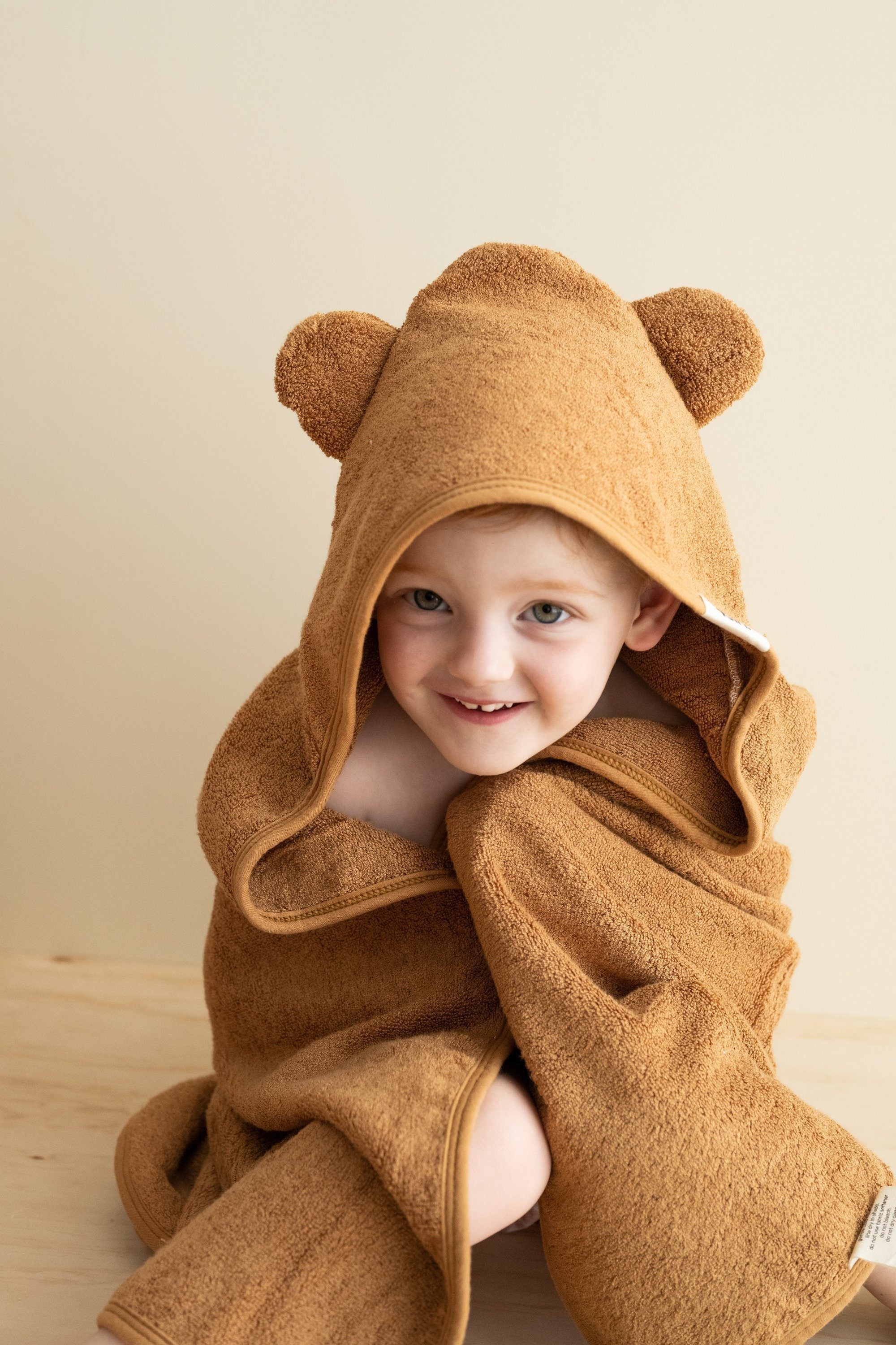 Hooded Towel - Caramel-Nursery & Nurture-Kiin-The Bay Room