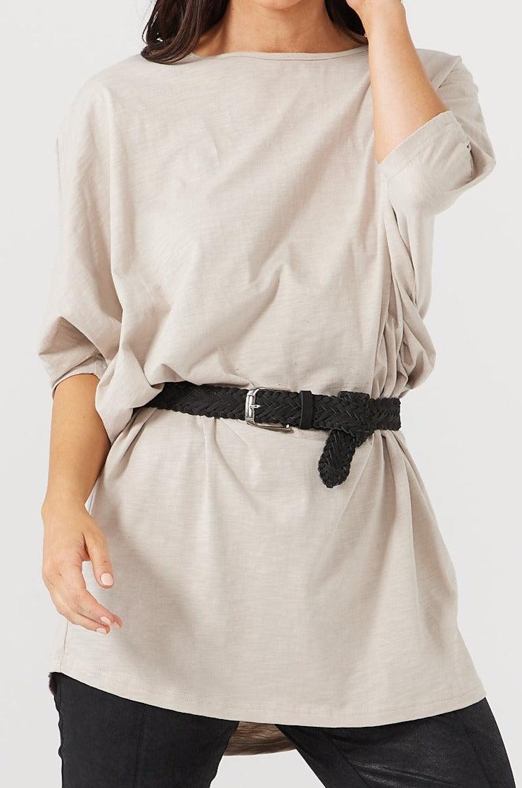 Hunter Belt - Black Suede-Scarves, Belts & Gloves-Brave & True-The Bay Room