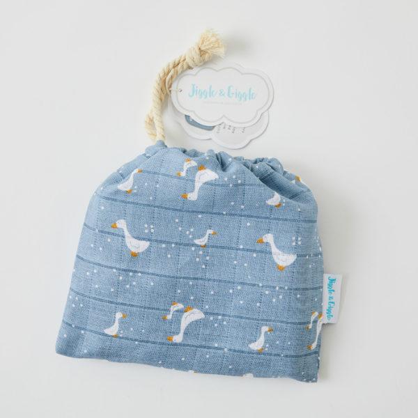 Muslin Bib 2 Pack - Blue Goose-Nursery & Nurture-Pilbeam Living-The Bay Room