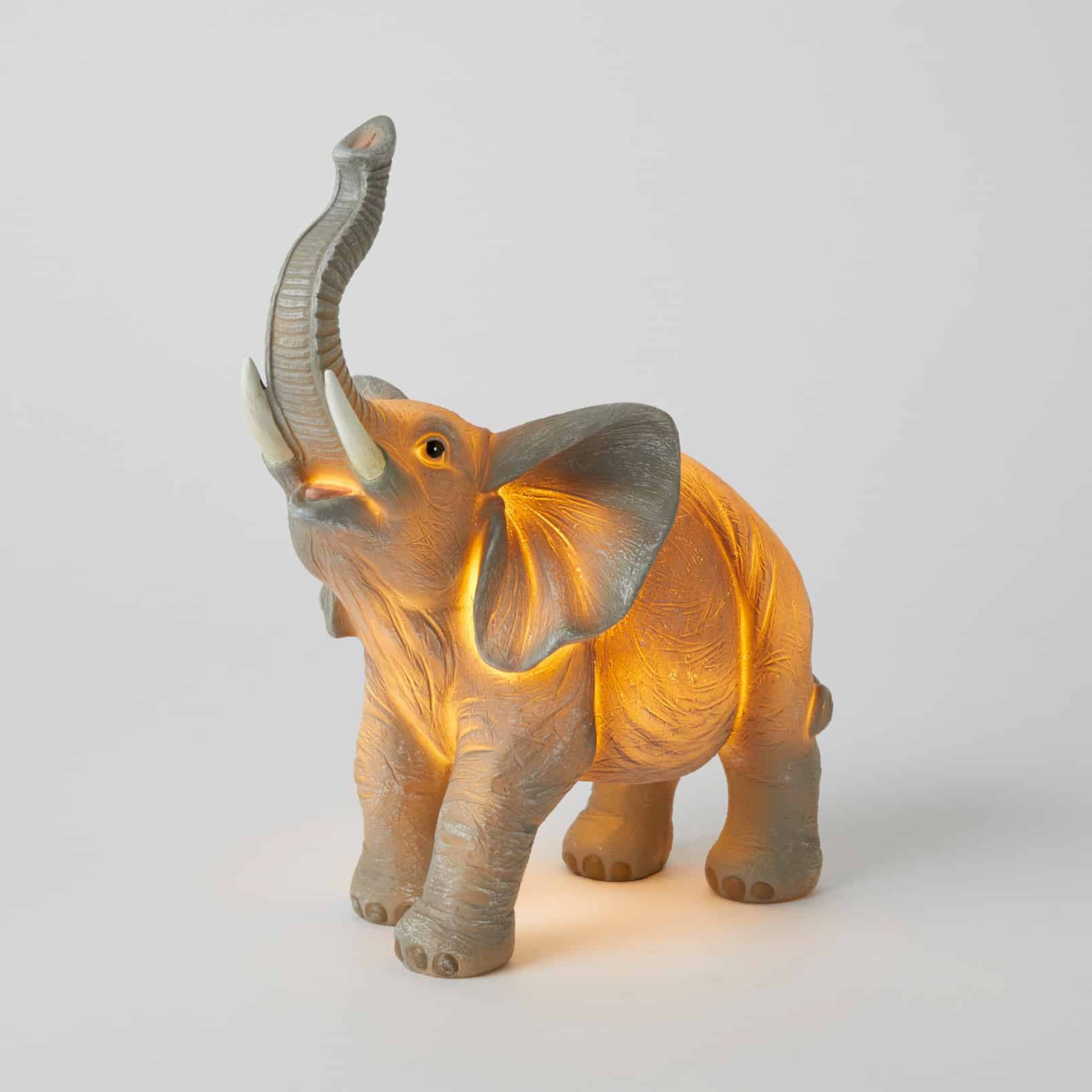 Ceramic elephant best sale night light