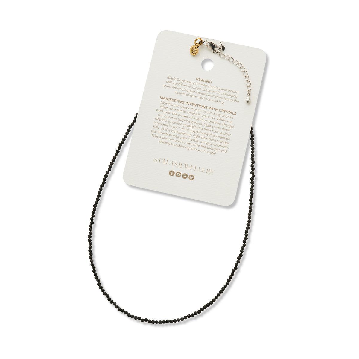 Onyx Empower Gem Necklace-Jewellery-Palas-The Bay Room
