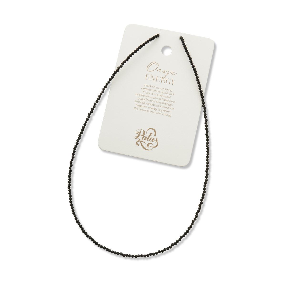 Onyx Empower Gem Necklace-Jewellery-Palas-The Bay Room