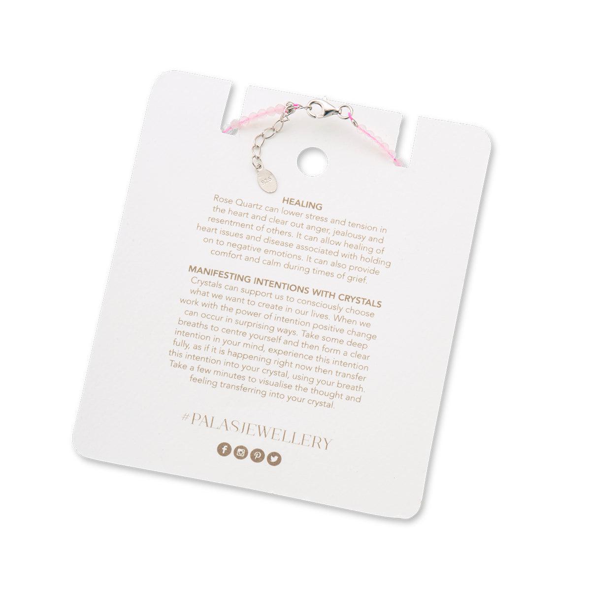 Rose Quartz Celestial Gem Bracelet-Jewellery-Palas-The Bay Room