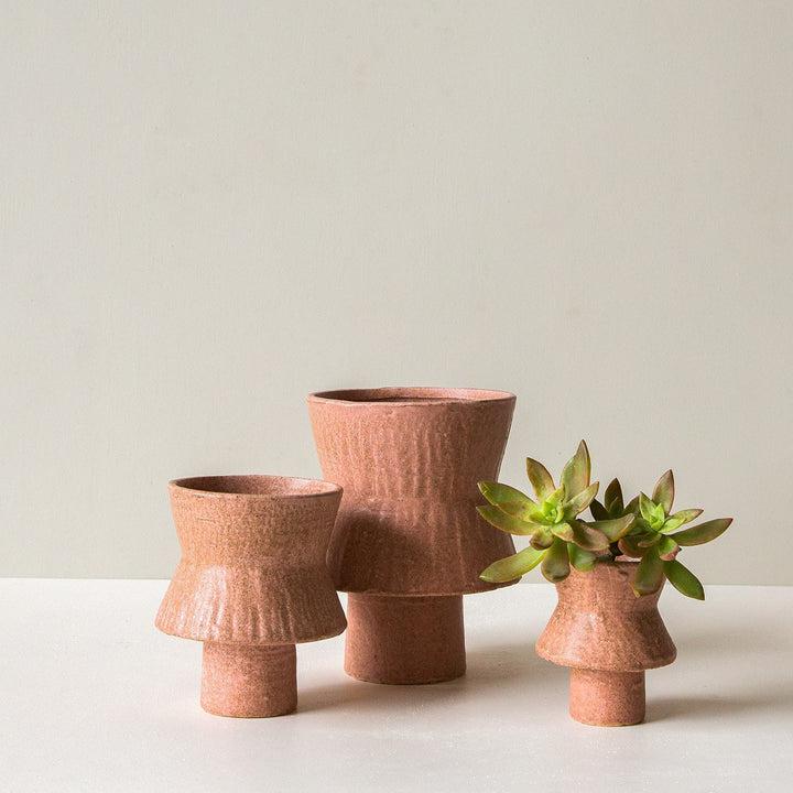 Sascha Vase - Terracotta - Extra Small-Pots, Planters & Vases-Indigo Love-The Bay Room