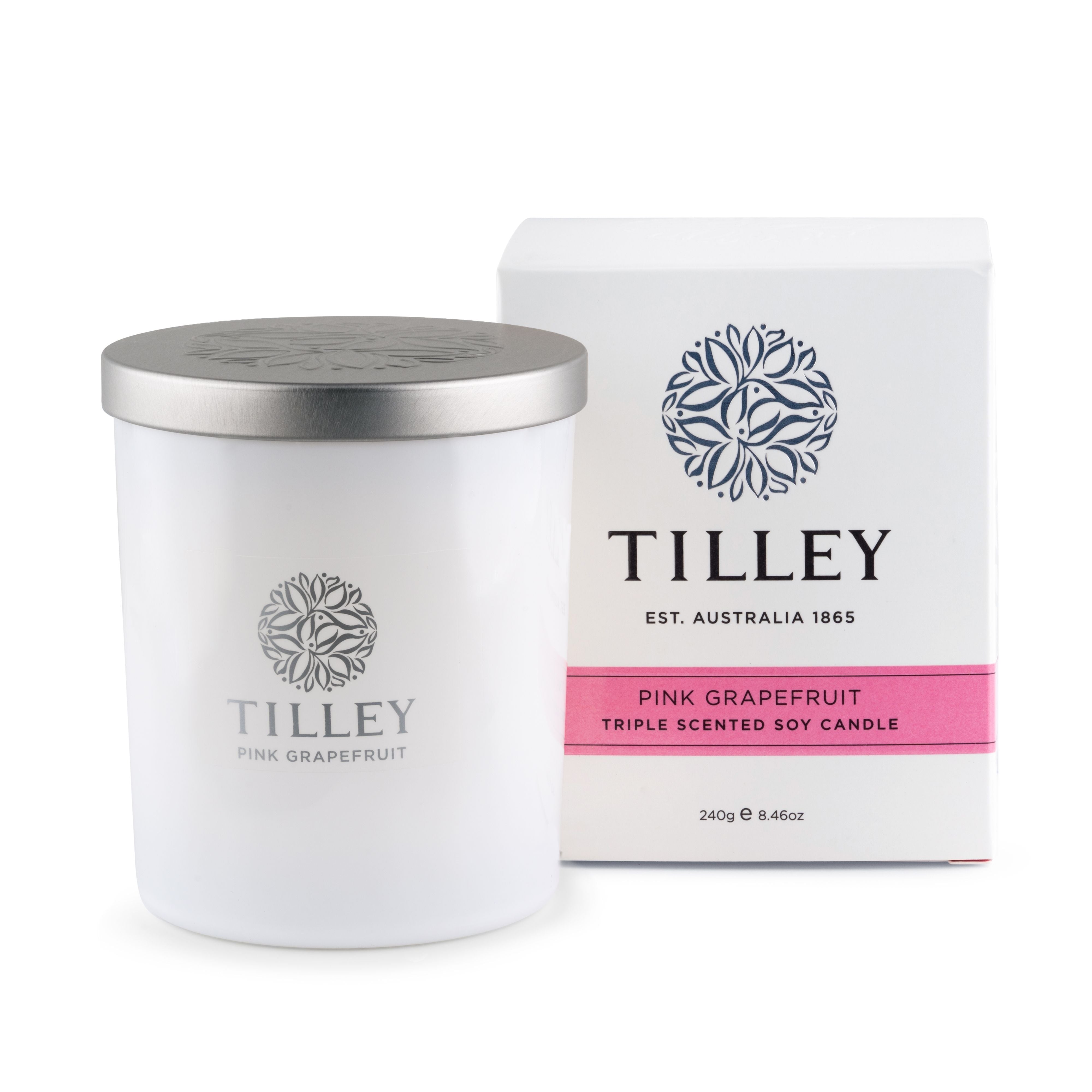 Soy Candle 240g / 45 Hour - Asst Fragrance-Candles & Fragrances-Tilley-The Bay Room