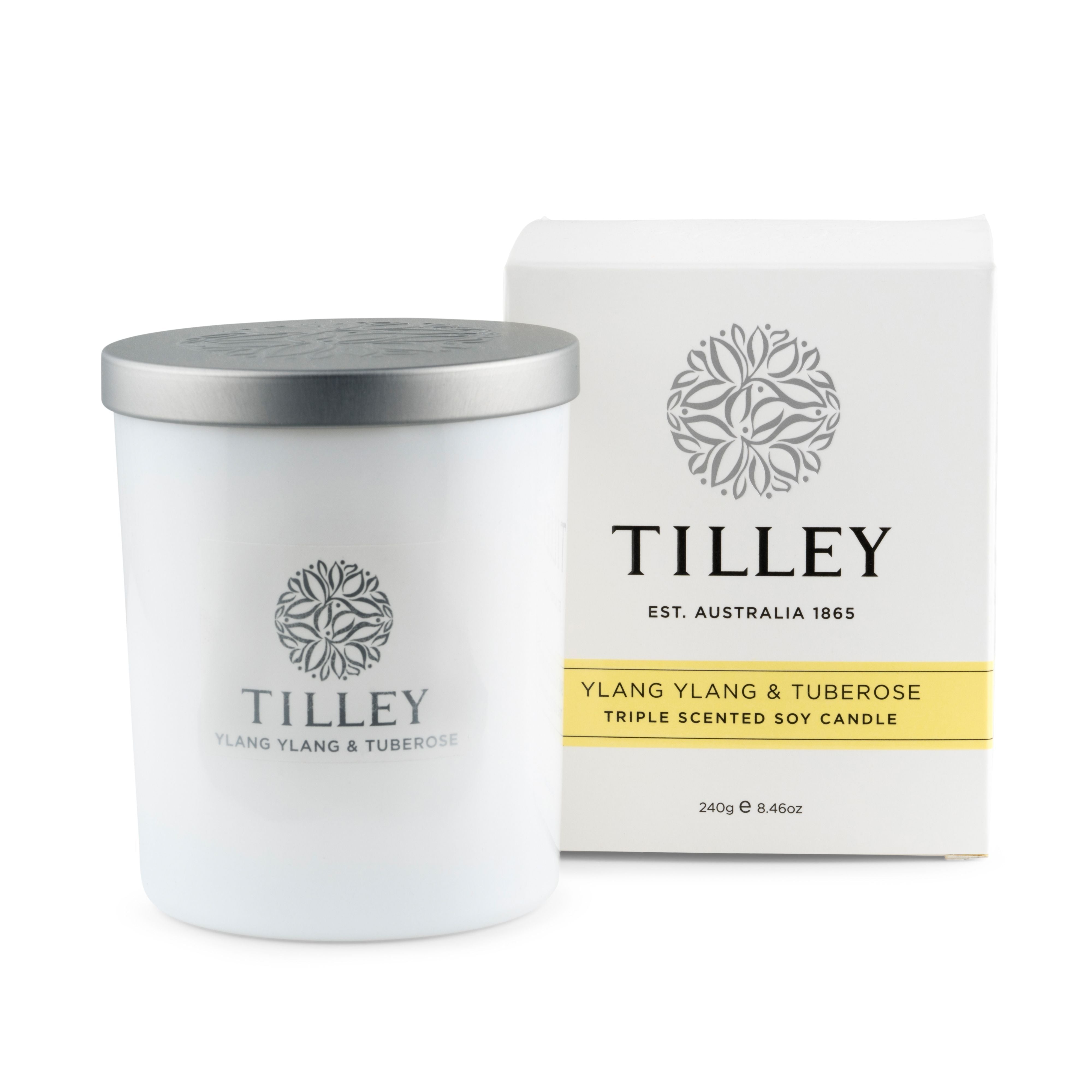 Soy Candle 240g / 45 Hour - Asst Fragrance-Candles & Fragrances-Tilley-The Bay Room