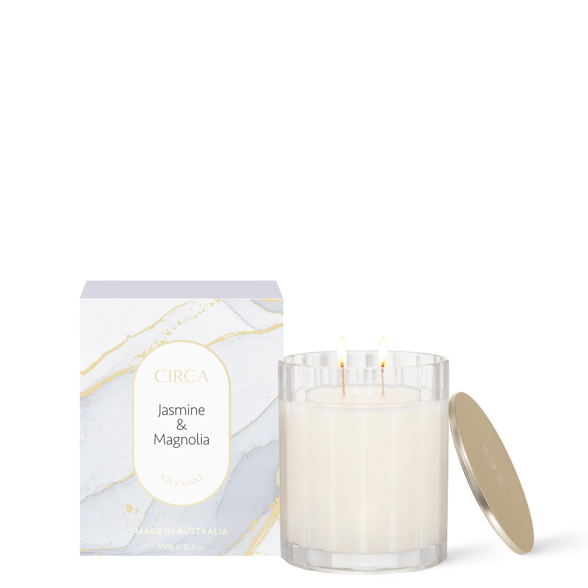 Soy Candle 350g - Asst Fragrance-Candles & Fragrances-Circa-Jasmine & Magnolia-The Bay Room