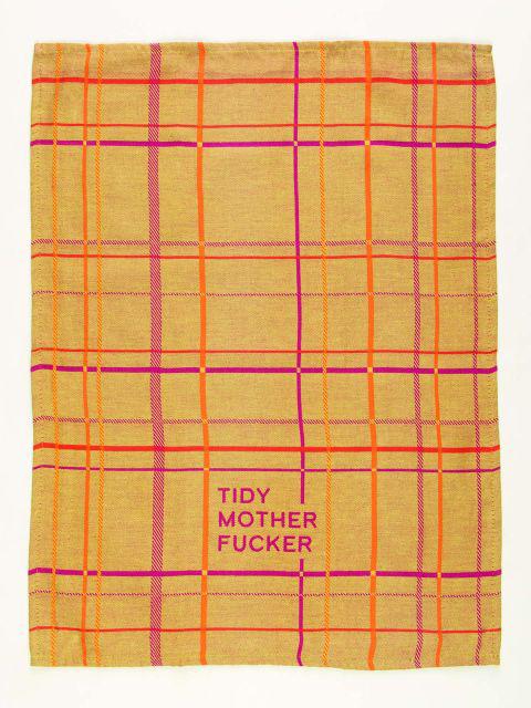 Tidy Motherfucker Dish Towel-Fun & Games-Blue Q-The Bay Room