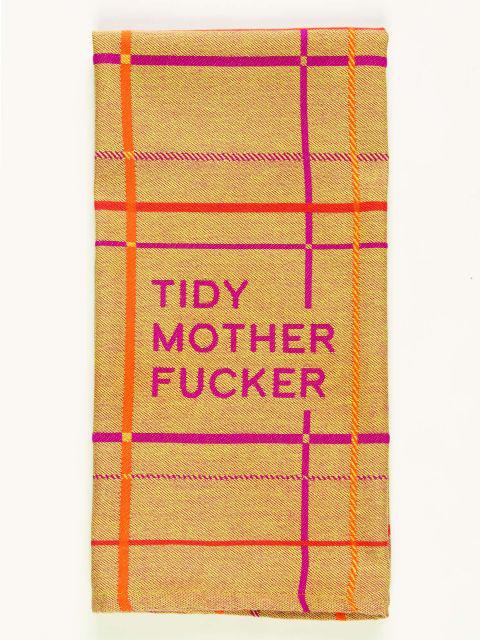 Tidy Motherfucker Dish Towel-Fun & Games-Blue Q-The Bay Room