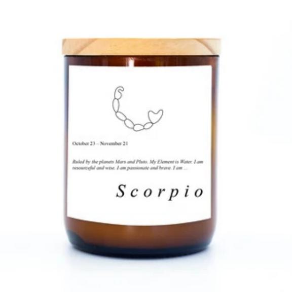 Zodiac Mid Soy Candle - Scorpio-Candles & Fragrances-The Commonfolk Collective-The Bay Room