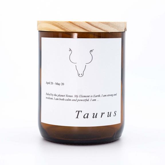 Zodiac Mid Soy Candle - Taurus-Candles & Fragrances-The Commonfolk Collective-The Bay Room