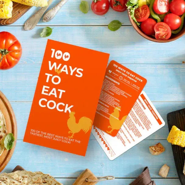 100 Ways To Eat Cock-Fun & Games-Gift Republic-The Bay Room