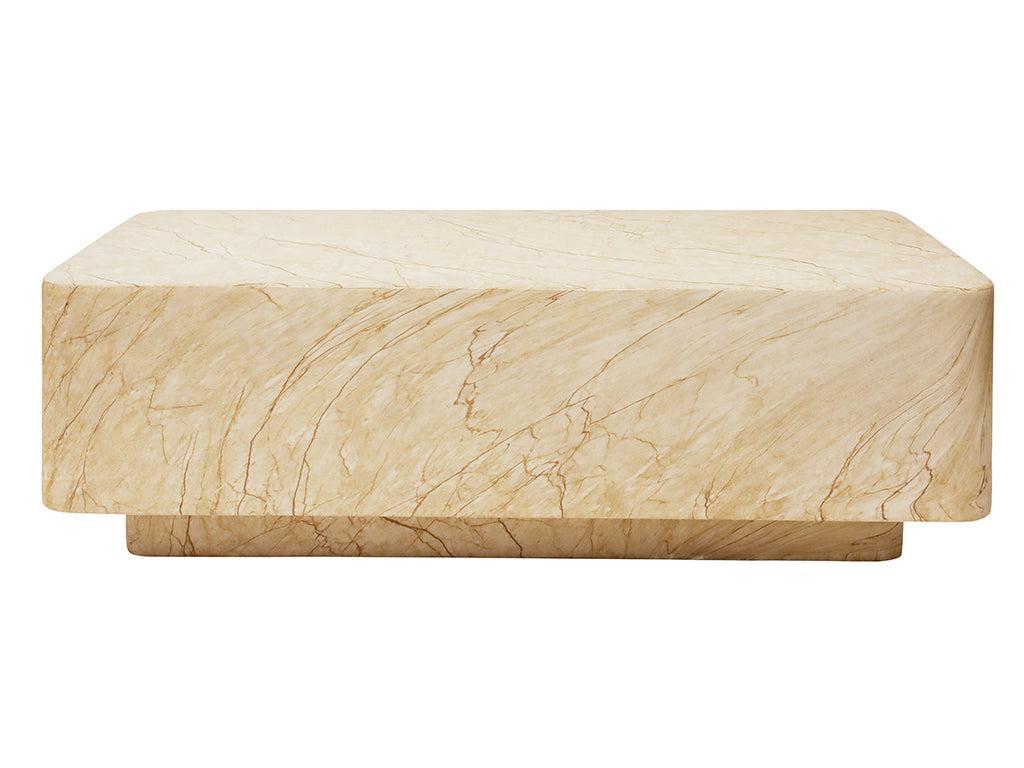 120x60cm Blanco MGO Coffee Table - Amber Marble-Furniture-Robert Mark-The Bay Room