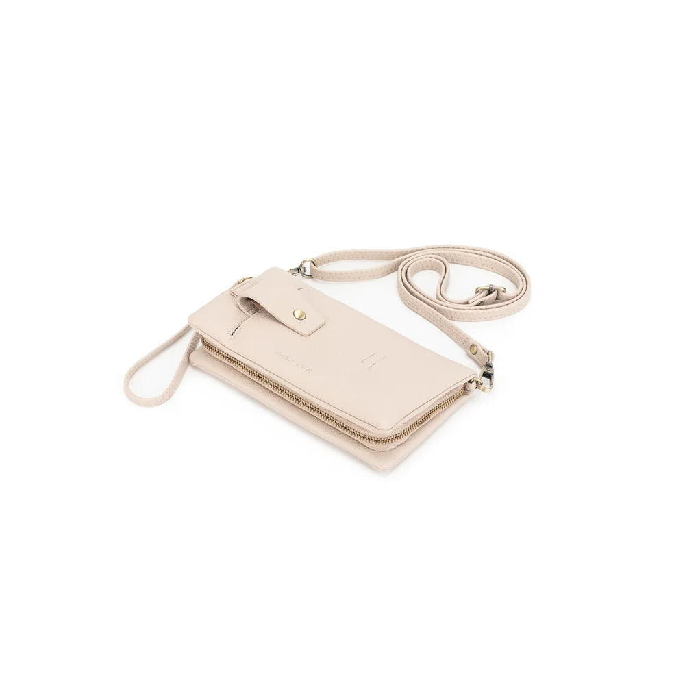 Sky Oatmeal Crossbody Phone Wallet