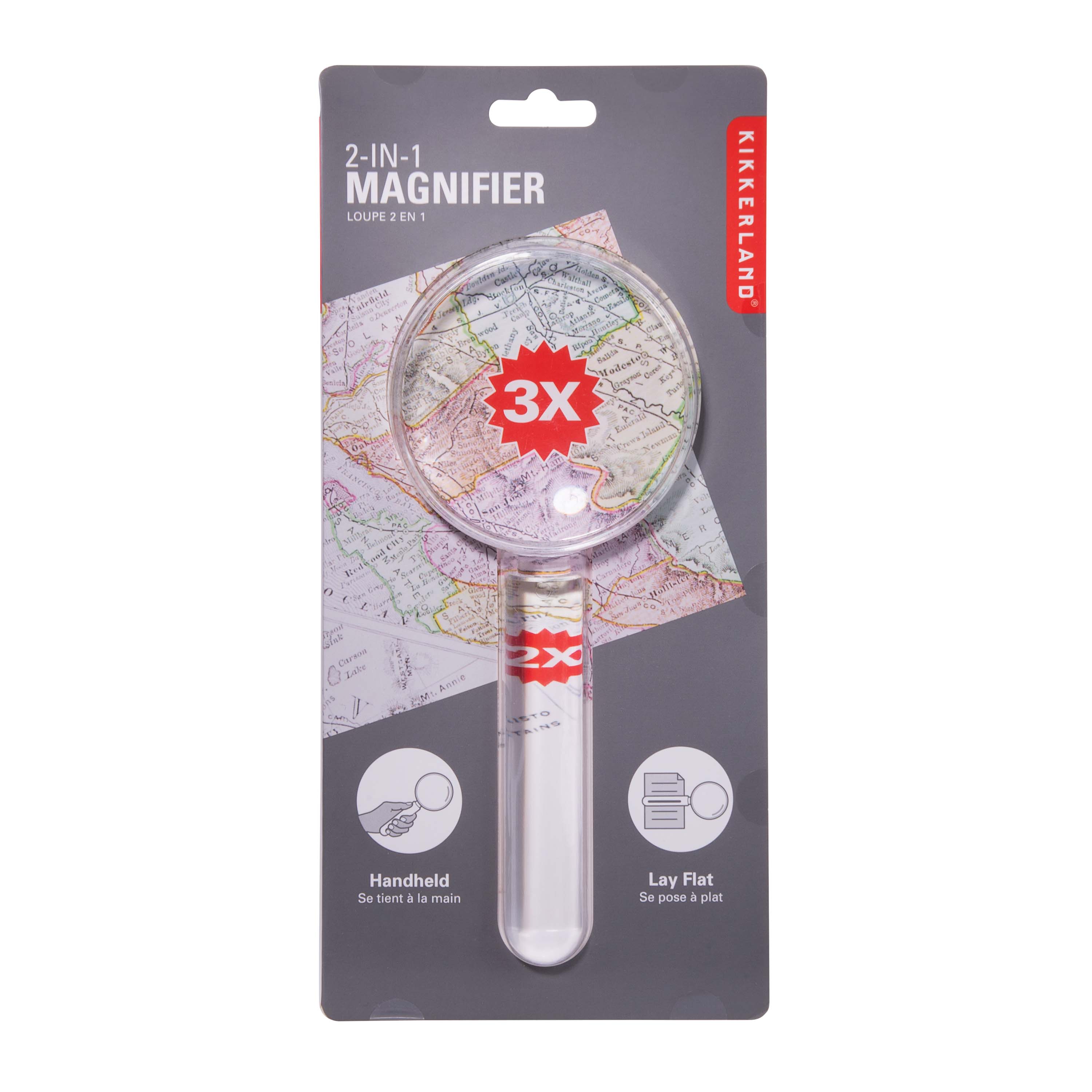 2 in 1 Magnifier-Travel & Outdoors-Kikkerland-The Bay Room