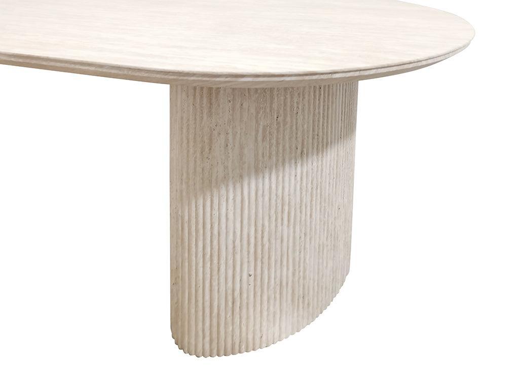200cm Meyer Dining Table - Travertine-Furniture-Robert Mark-The Bay Room