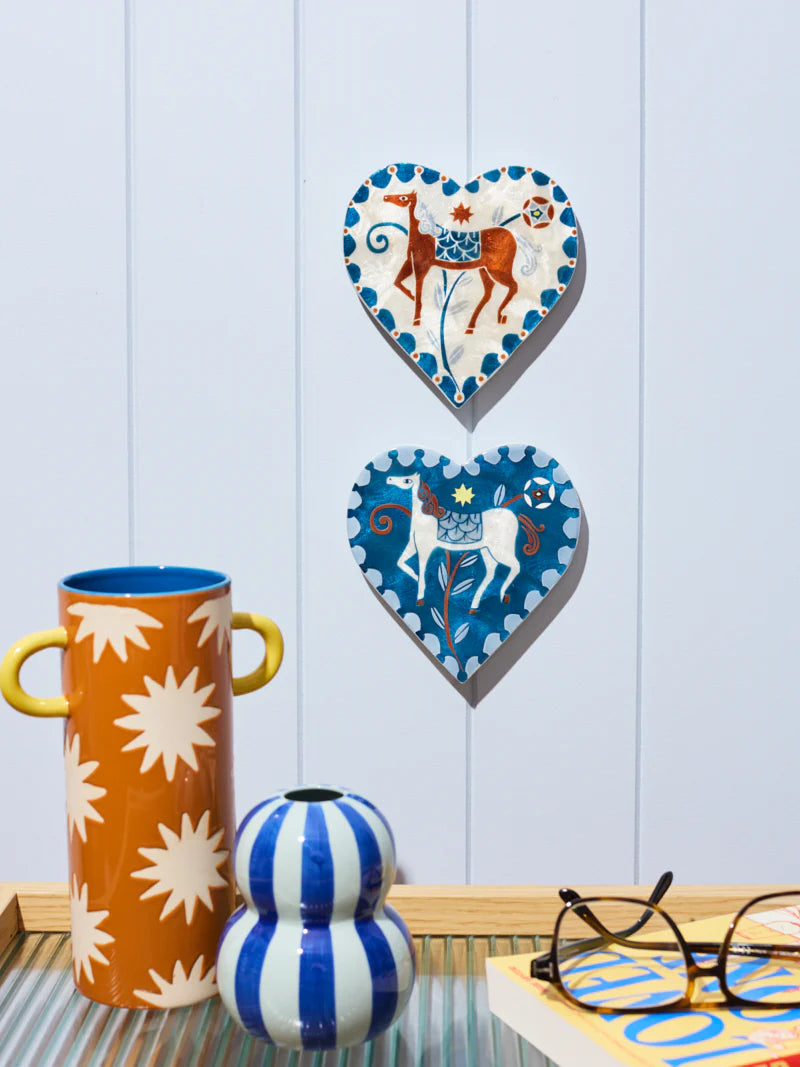 Paloma Heart White Horse