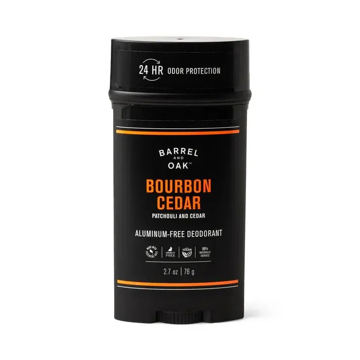 24-Hour Deodorant 76g - Bourbon Cedar-Beauty & Well-Being-Barrel & Oak-The Bay Room