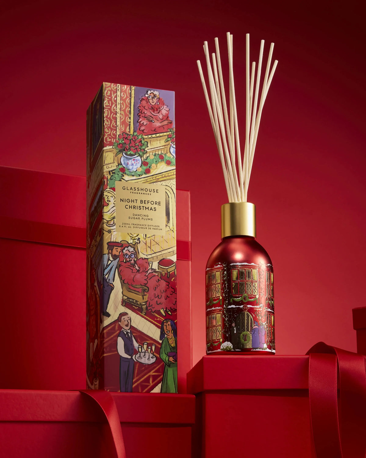 250ml Diffuser - Night Before Christmas-Christmas-Glasshouse-The Bay Room