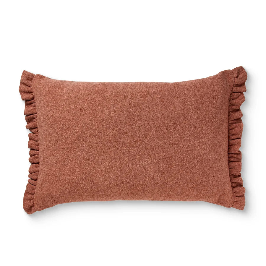 Willa Grapefruit Frill Cushion 40x60cm