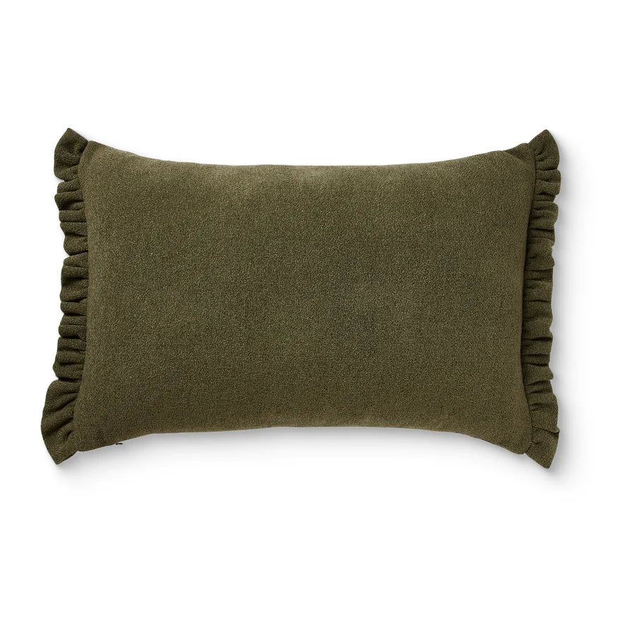 Willa Basil Frill Cushion 40x60cm