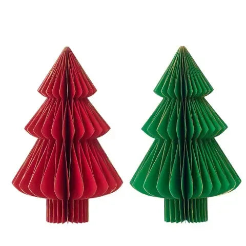 3 Tier Tree Paper Decor 17cm-Christmas-Coast To Coast Home-The Bay Room
