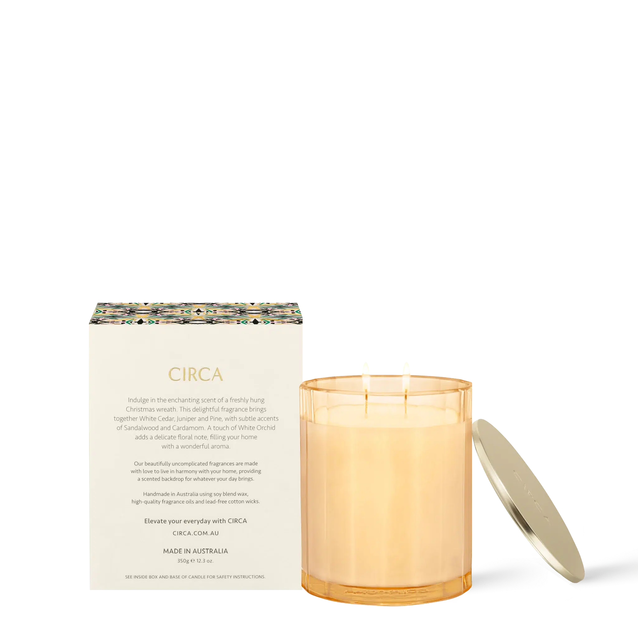 350g Candle - White Fig & Cedar-Christmas-Circa-The Bay Room