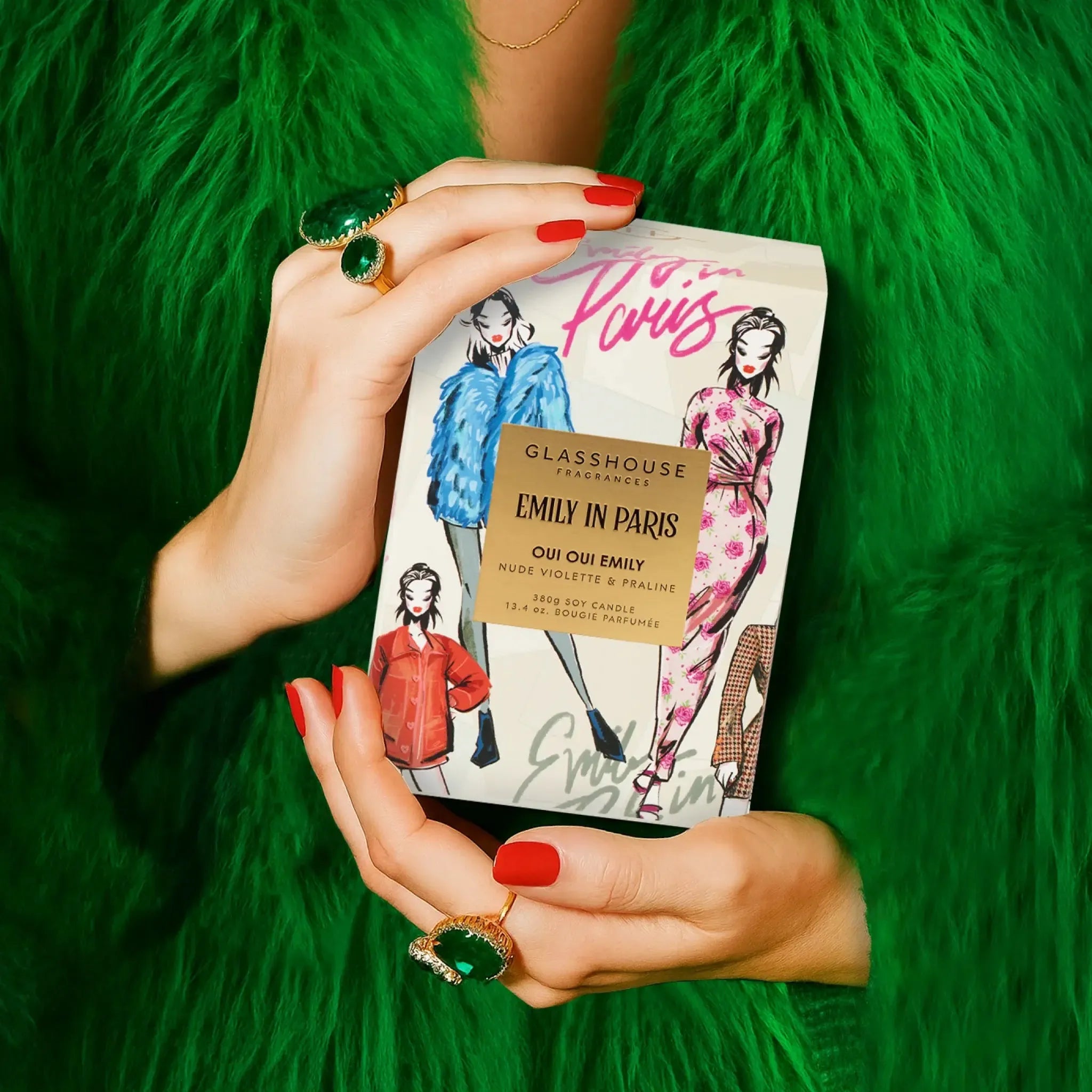 380g Candle - Emily In Paris - Oui Oui Emily-Candles & Fragrances-Glasshouse-The Bay Room