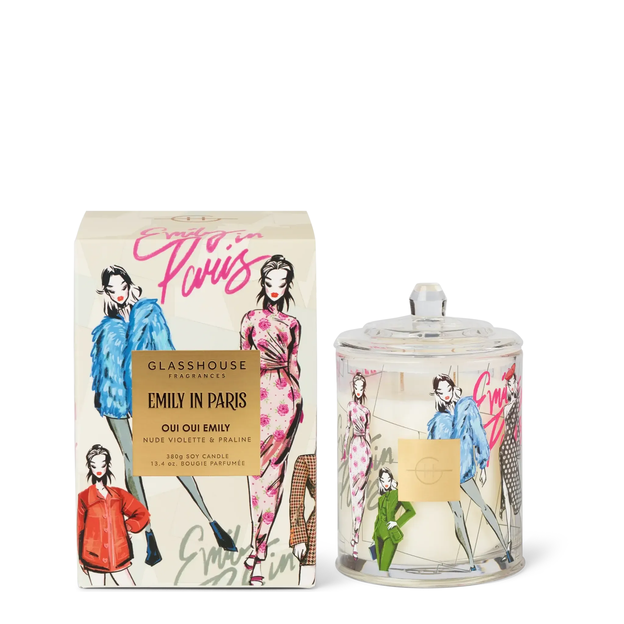 380g Candle - Emily In Paris - Oui Oui Emily-Candles & Fragrances-Glasshouse-The Bay Room