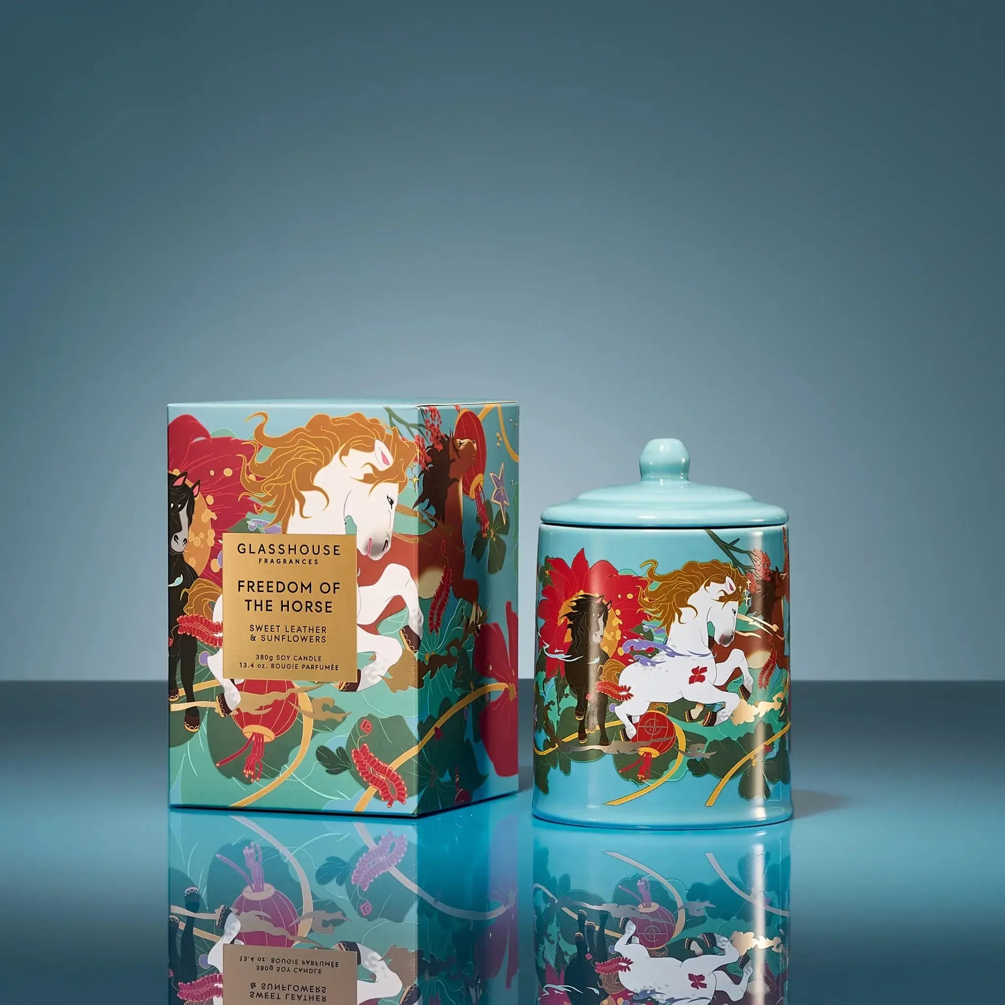 380g Candle - Freedom of the Horse-Candles & Fragrances-Glasshouse-The Bay Room