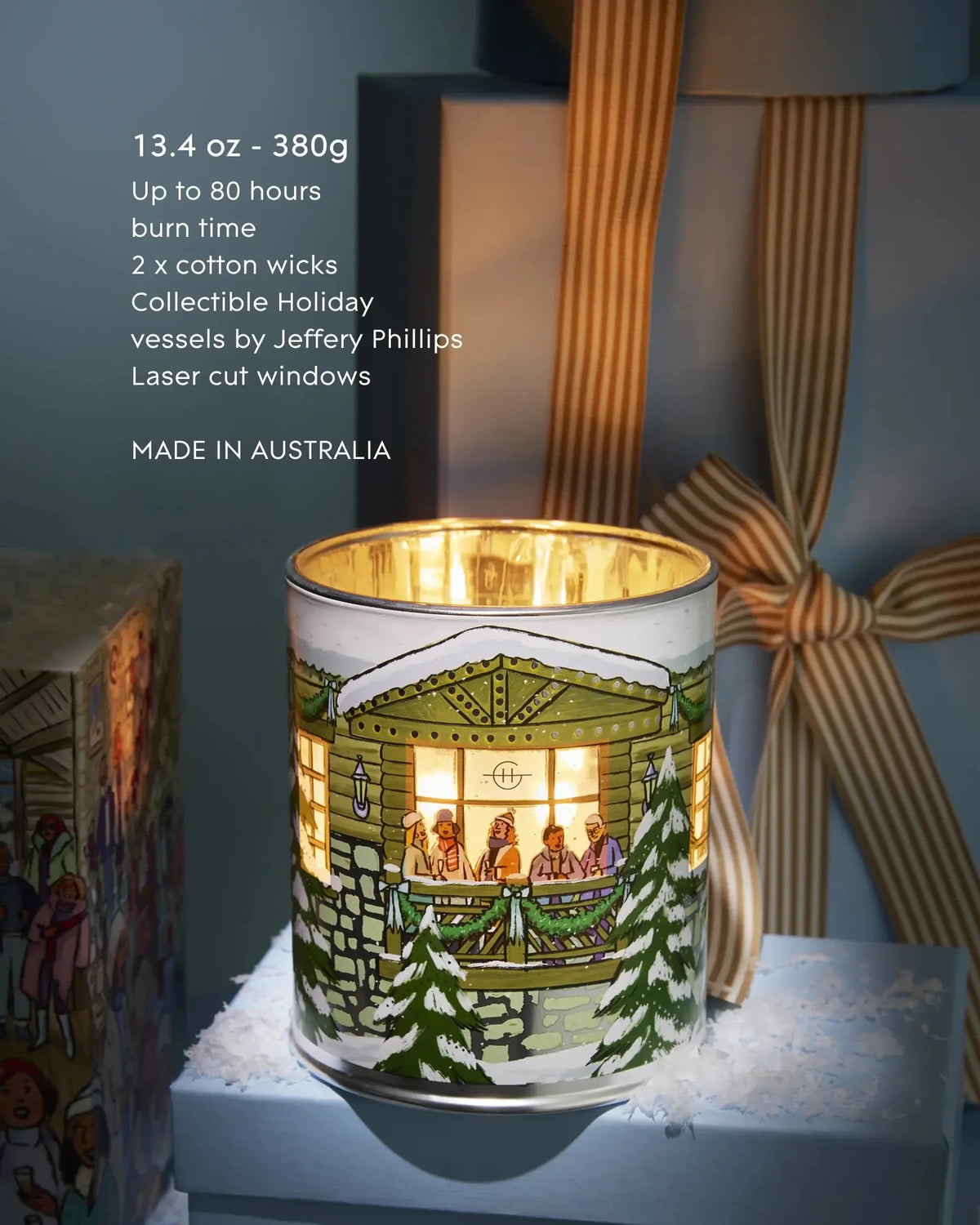 380g Candle - White Christmas-Christmas-Glasshouse-The Bay Room