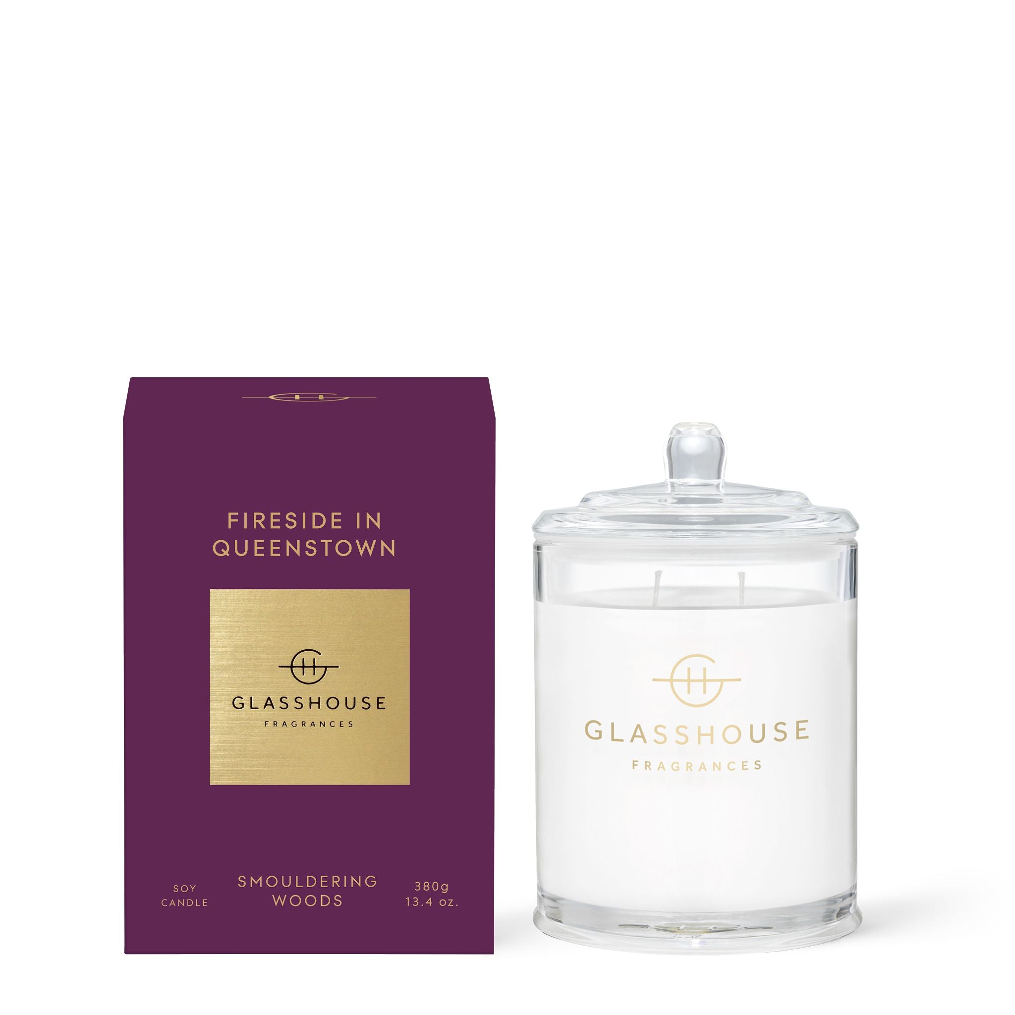 380g Soy Candle - Asst Fragrances-Candles & Fragrance-Glasshouse-Fireside in Queenstown-The Bay Room