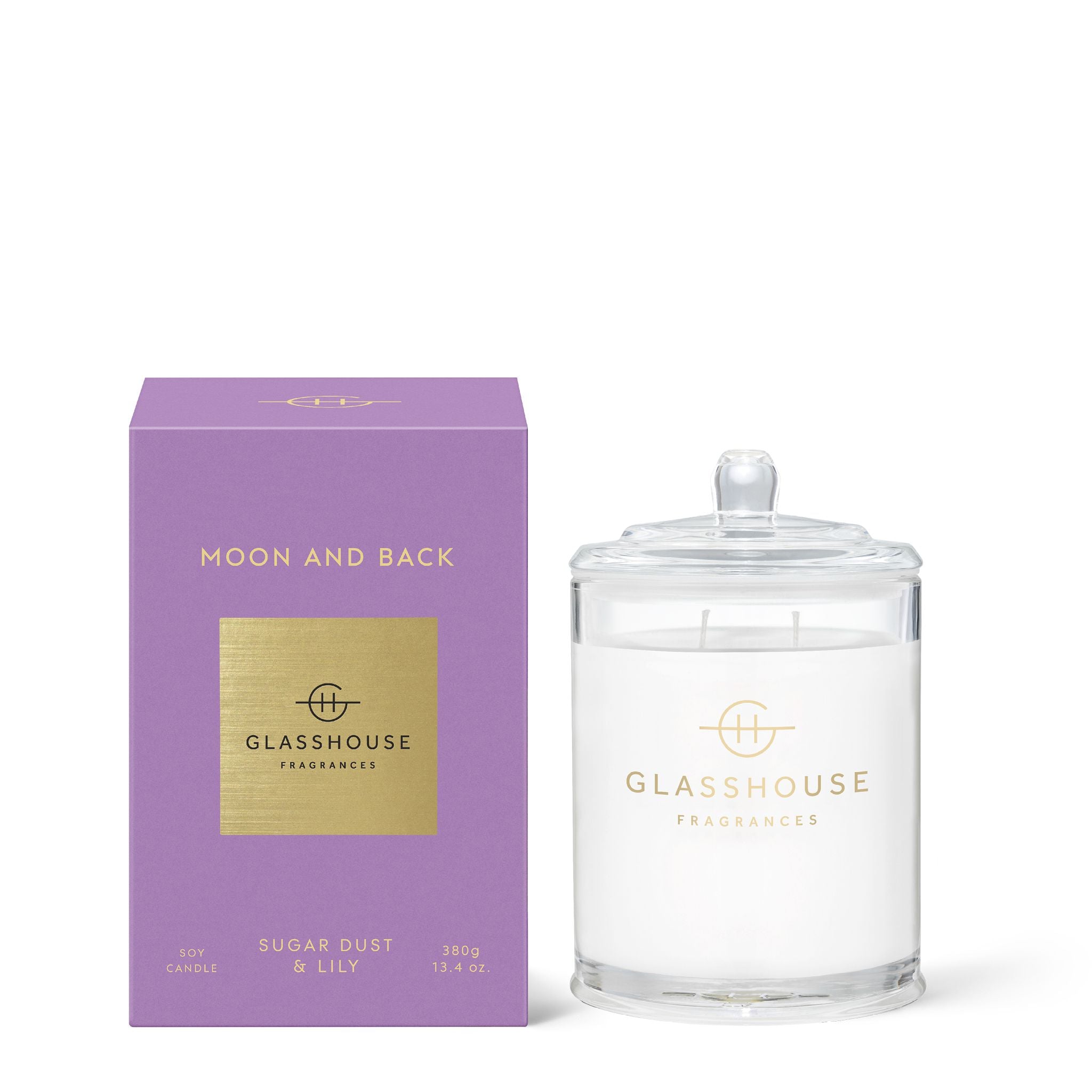 380g Soy Candle - Asst Fragrances-Candles & Fragrance-Glasshouse-Moon And Back-The Bay Room