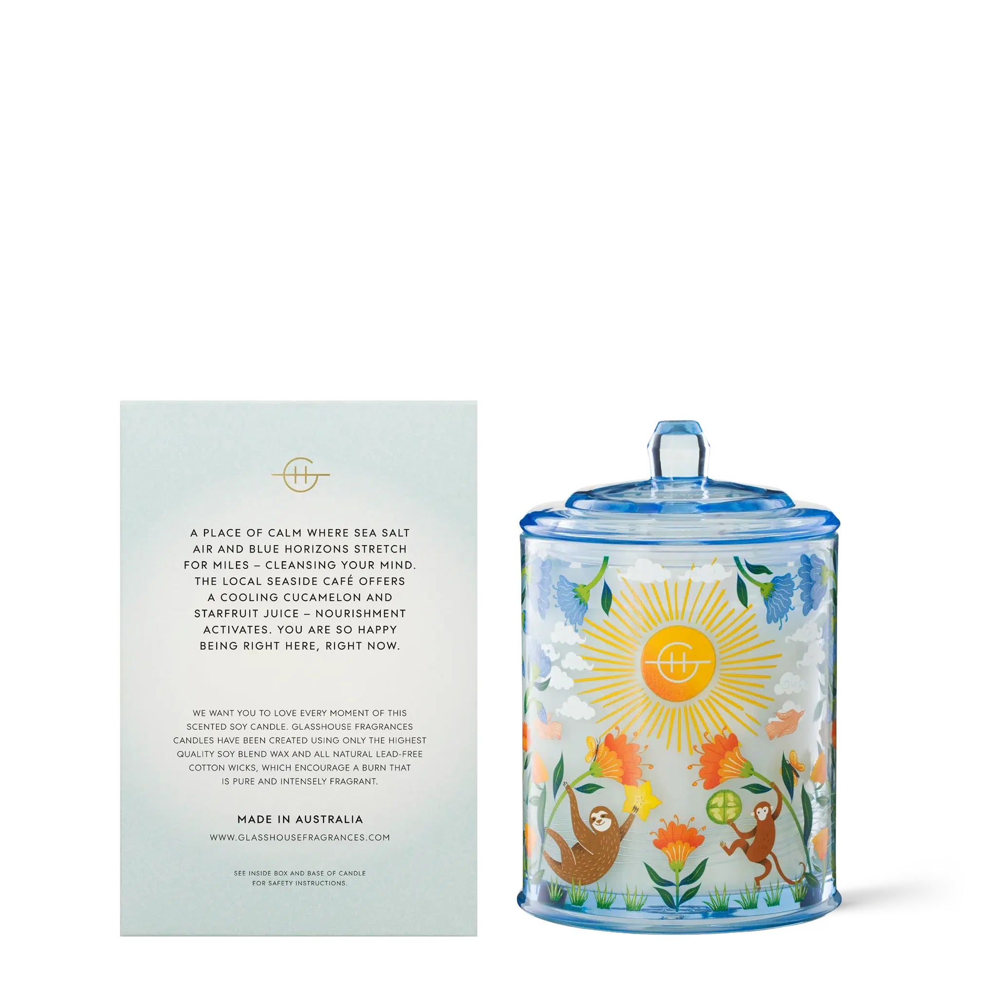 380g Triple Scented Soy Candle - Mocktail Meditation-Candles & Fragrances-Glasshouse-The Bay Room