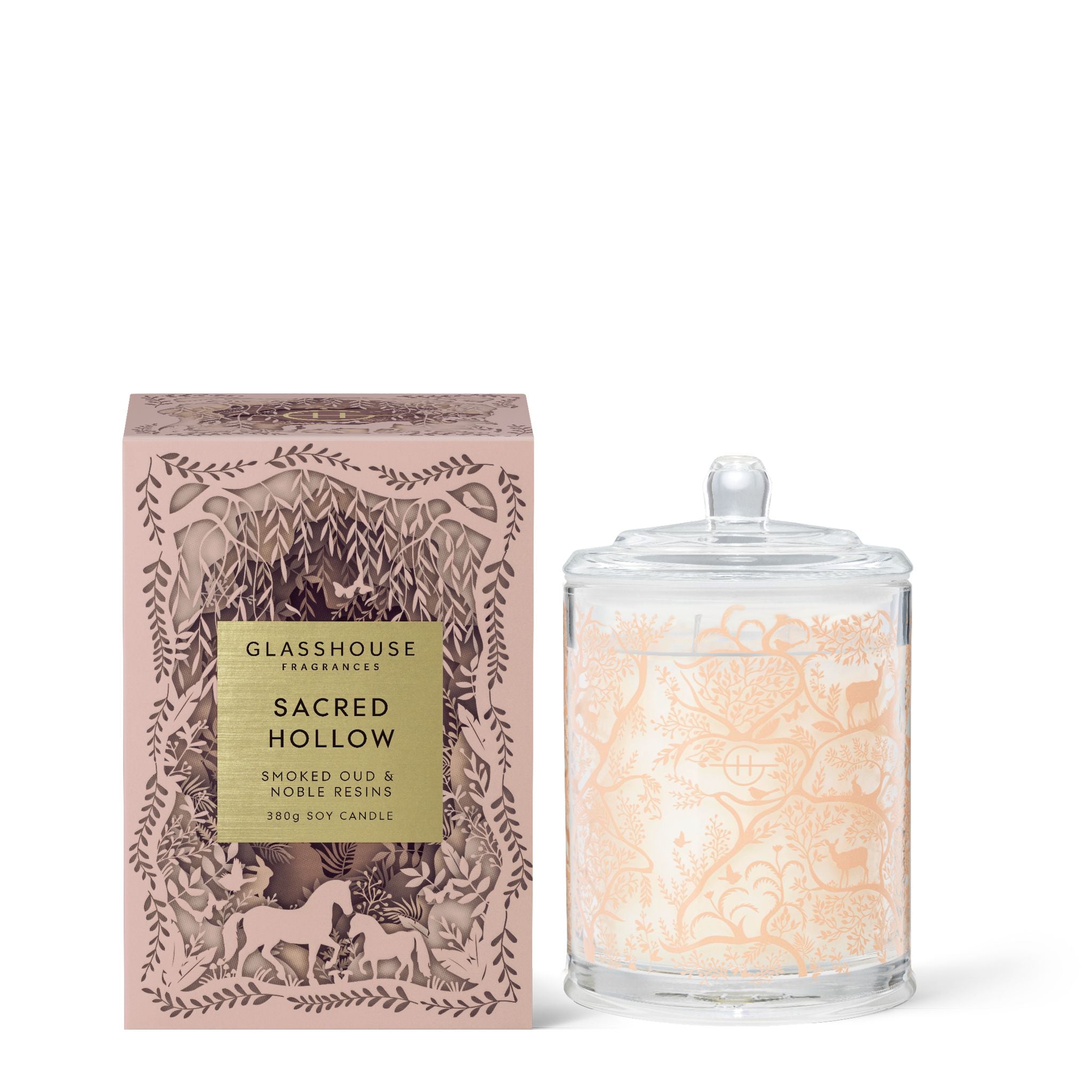 380g Triple Scented Soy Candle - Sacred Hollow-Candles & Fragrances-Glasshouse-The Bay Room