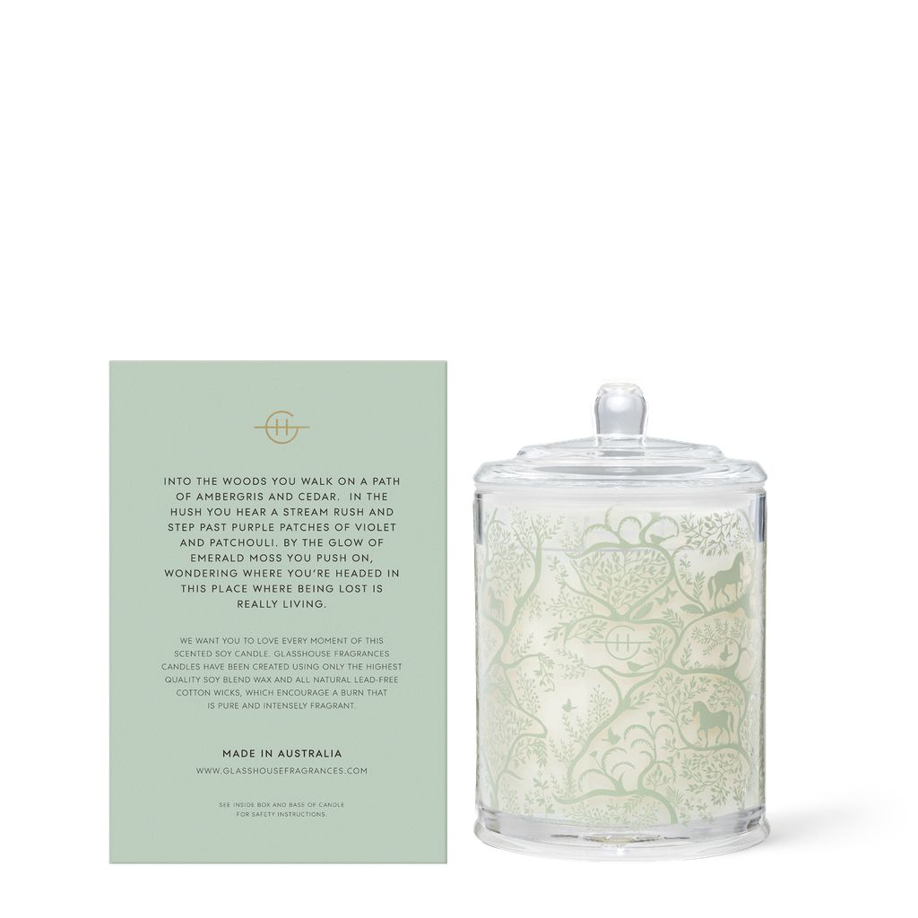 380g Triple Scented Soy Candle - Woodland Wander-Candles & Fragrances-Glasshouse-The Bay Room