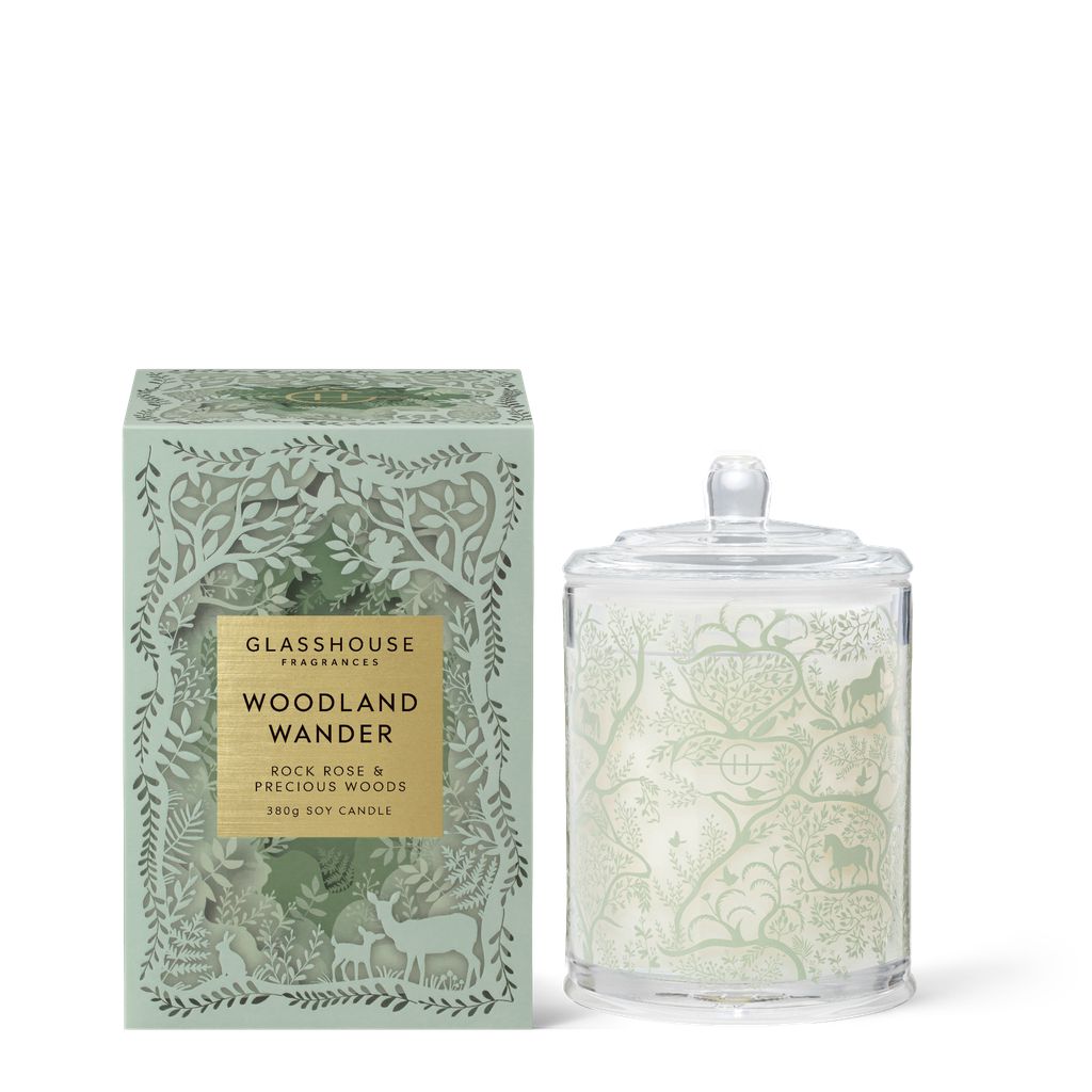 380g Triple Scented Soy Candle - Woodland Wander-Candles & Fragrances-Glasshouse-The Bay Room